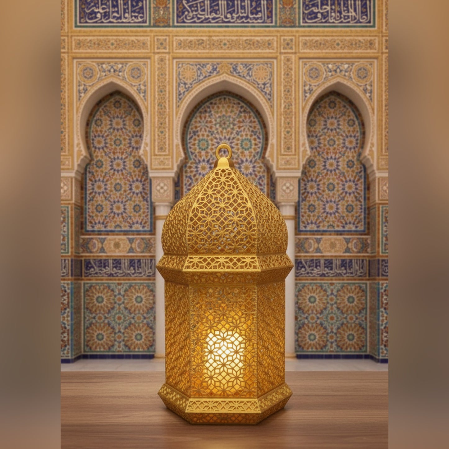 Candeeiro estilo árabe